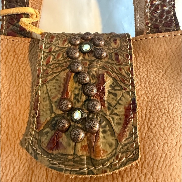 Buffalo leather - Eternal Perspective purse- hand crafted - Picture 2 of 9